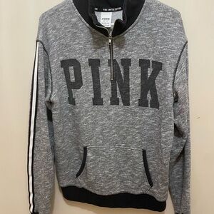 PINK Victoria's Secret Charcoal Zip